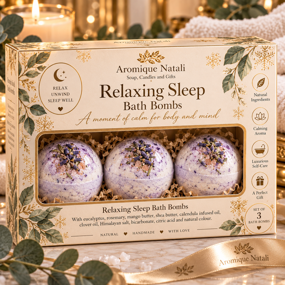 Relaxing Sleep Bath Bombs