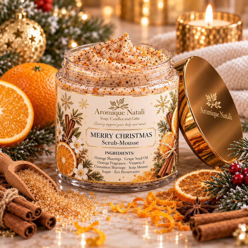 Merry Christmas Scrub - Mousse