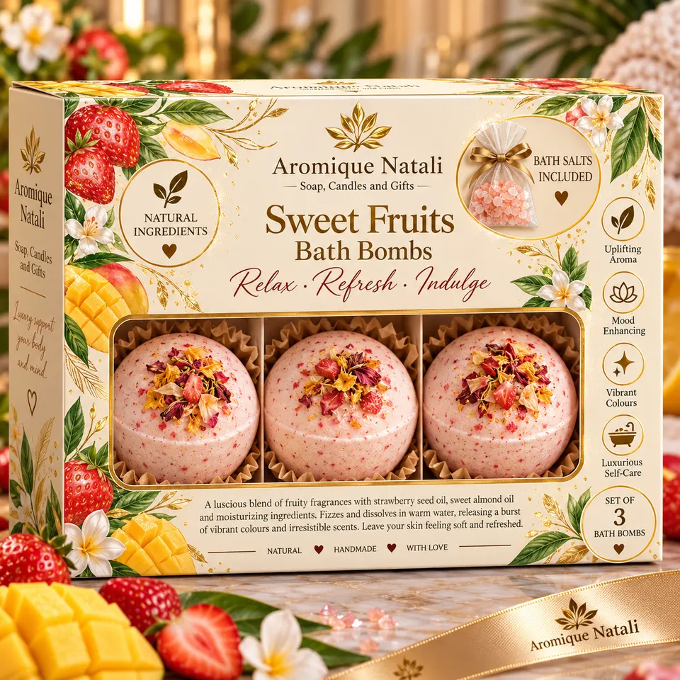 Sweet Fruits Bach Bomb Strawberry & Mango