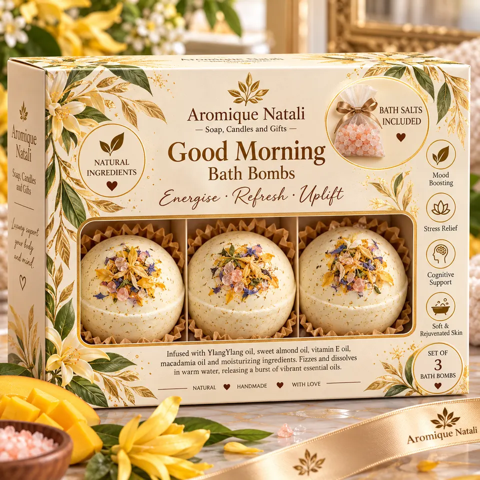 Good Morning Bath bomb · Ylang ylang