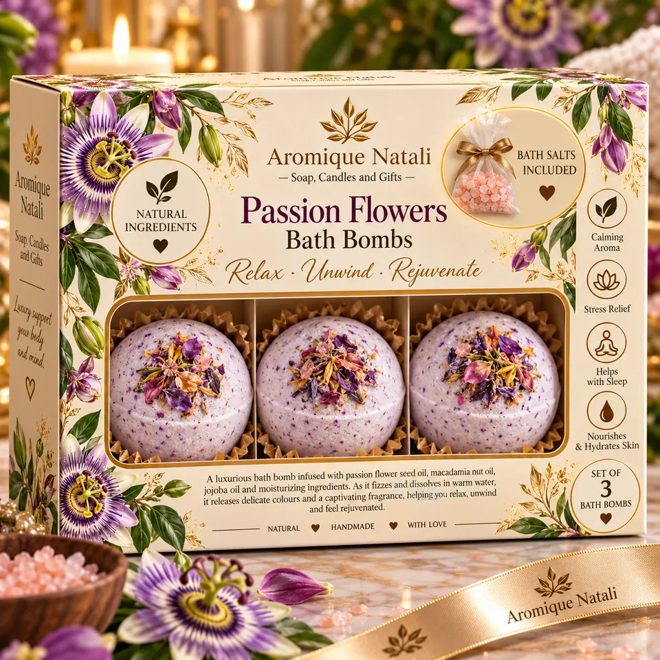 Passion Flowers Bath Bomb